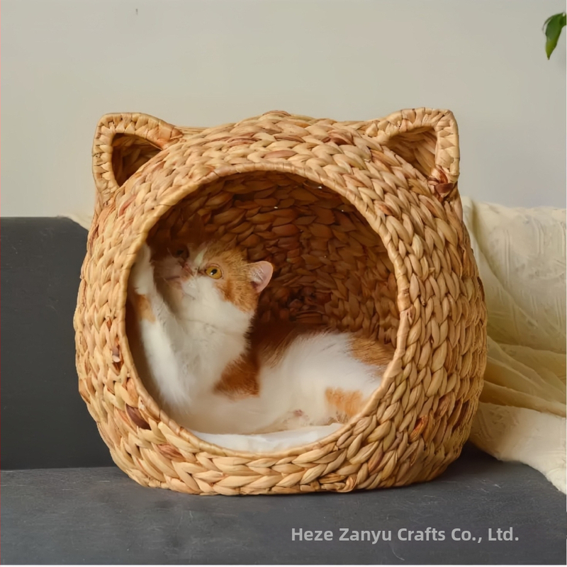 Drveno gnijezdo za mačke – Materijal: drvo; Porijeklo: Shandong; Kategorija proizvoda: gnijezdo za kućne ljubimce; Šifra proizvoda: A25729-cat nest; Pogodno za: mačke