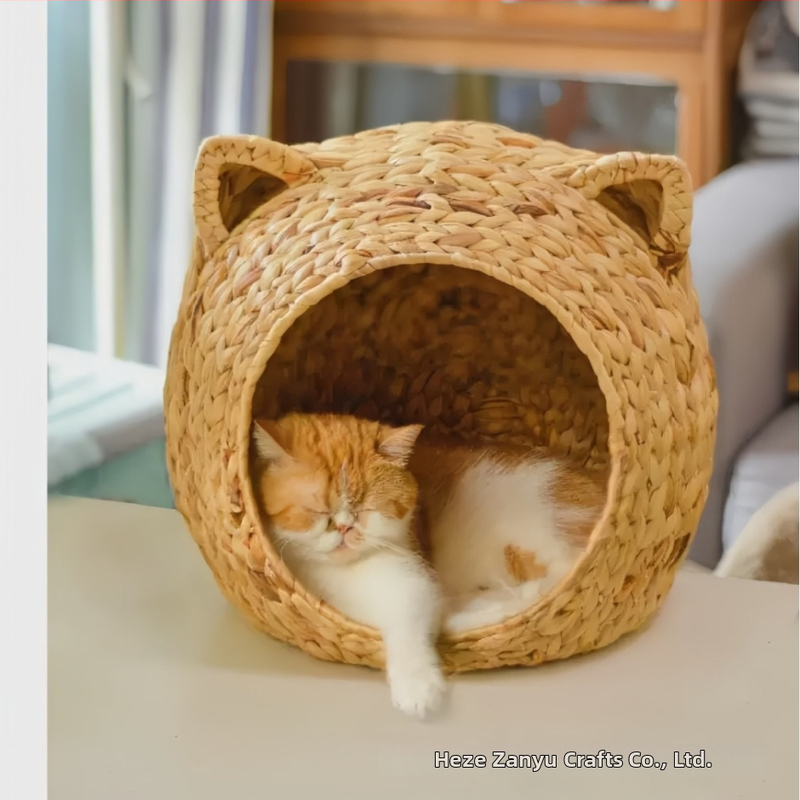 Drveno gnijezdo za mačke – Materijal: drvo; Porijeklo: Shandong; Kategorija proizvoda: gnijezdo za kućne ljubimce; Šifra proizvoda: A25729-cat nest; Pogodno za: mačke