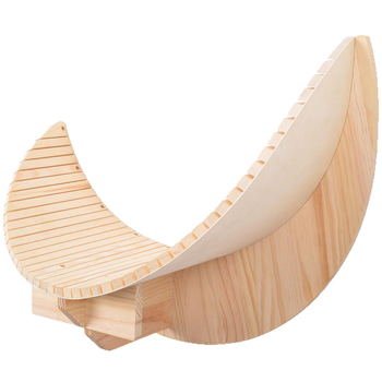 Drveno gnijezdo za mačke s zidnom policom i hamakom - Marka: Dahan; Za mačke; Kategorija: Gnijezda i kućice za kućne ljubimce