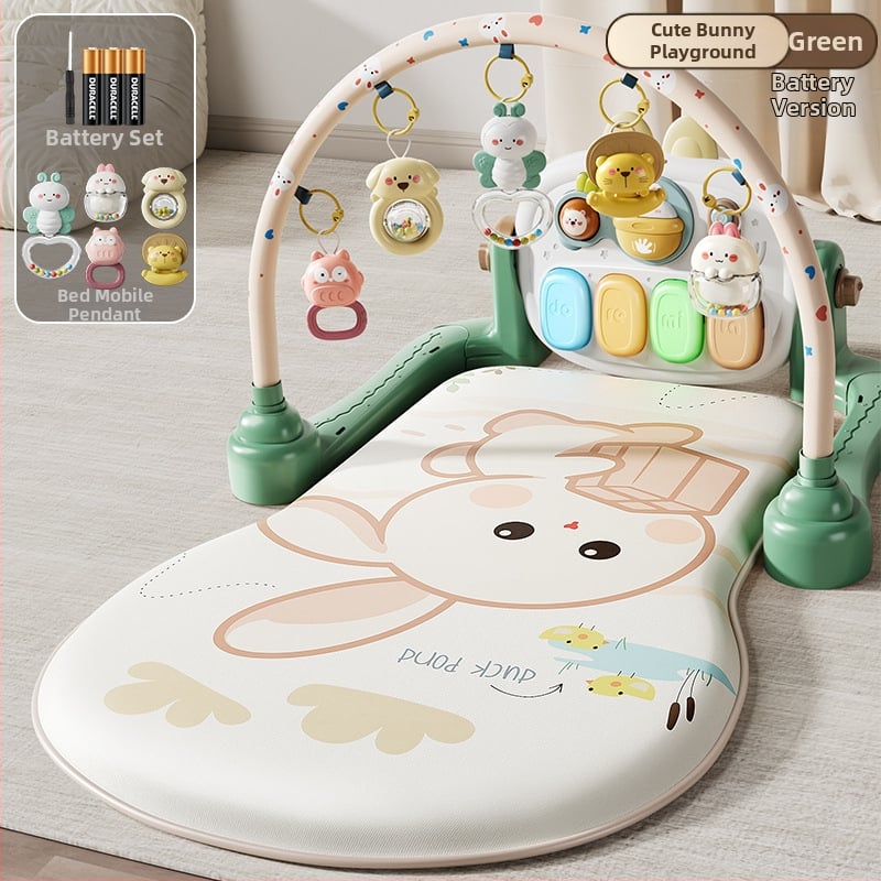 Dječja igračka pedalo klavijatura za gimnastiku — interaktivna glazba, multisenzorna stimulacija, 0–3 godine, plastika