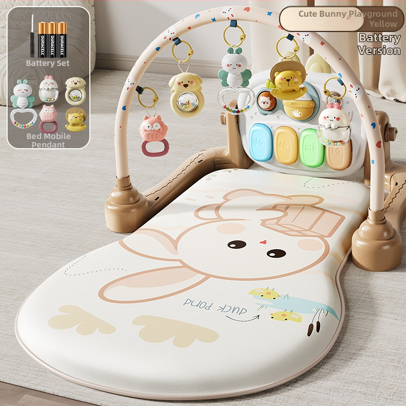 Dječja igračka pedalo klavijatura za gimnastiku — interaktivna glazba, multisenzorna stimulacija, 0–3 godine, plastika