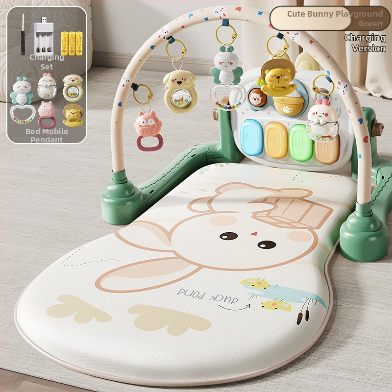 Dječja igračka pedalo klavijatura za gimnastiku — interaktivna glazba, multisenzorna stimulacija, 0–3 godine, plastika