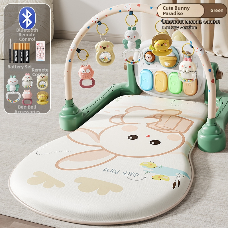 Dječja igračka pedalo klavijatura za gimnastiku — interaktivna glazba, multisenzorna stimulacija, 0–3 godine, plastika