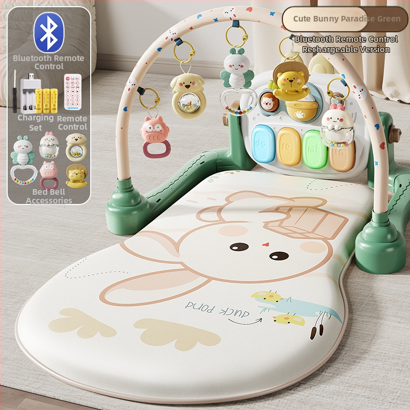 Dječja igračka pedalo klavijatura za gimnastiku — interaktivna glazba, multisenzorna stimulacija, 0–3 godine, plastika