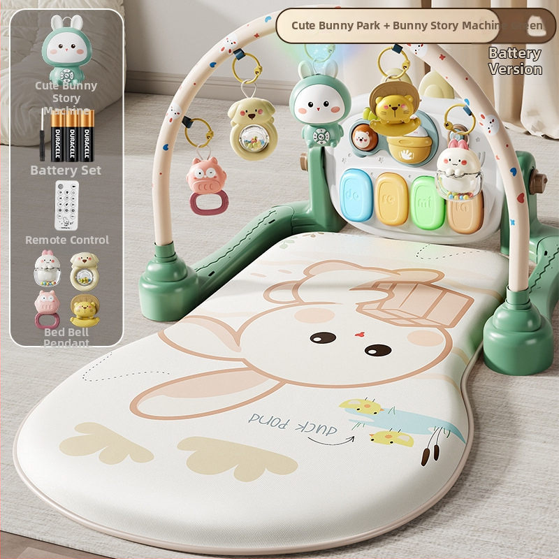 Dječja igračka pedalo klavijatura za gimnastiku — interaktivna glazba, multisenzorna stimulacija, 0–3 godine, plastika