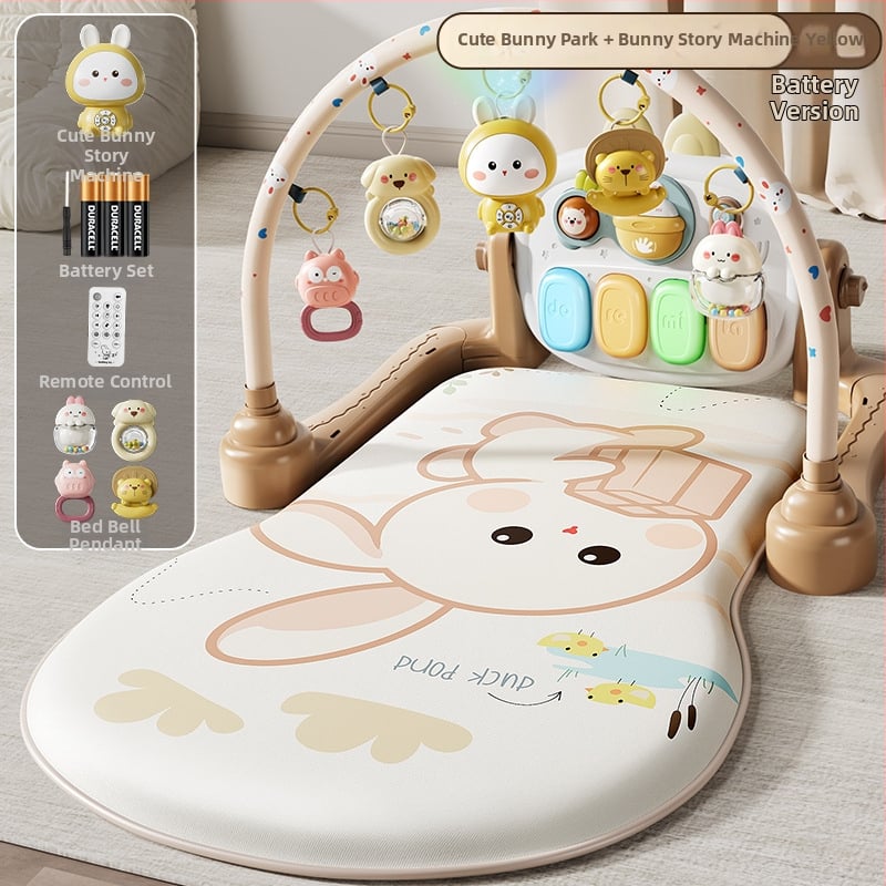 Dječja igračka pedalo klavijatura za gimnastiku — interaktivna glazba, multisenzorna stimulacija, 0–3 godine, plastika