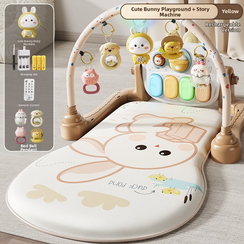 Dječja igračka pedalo klavijatura za gimnastiku — interaktivna glazba, multisenzorna stimulacija, 0–3 godine, plastika