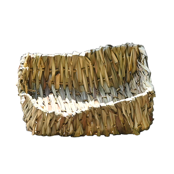 Cuib pentru animale de companie din iarbă de trestie, pentru cuști, cabine și cuiburi