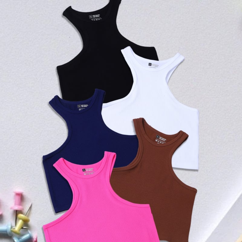 Γυναικείο αθλητικό γιλέκο τρεξίματος με απομάκρυνση υγρασίας από Lycra, I-back σχέδιο, γρήγορο στέγνωμα, 90% νάιλον