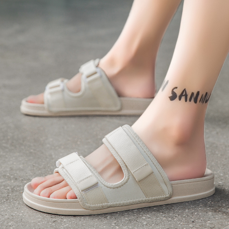 Sandale pentru bărbați – partea superioară din plasă, talpă PVC, închidere Velcro, respirabile și antiderapante, stil lejer