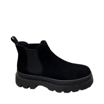 Férfi Martin Chelsea csizma, alacsony szárú, őszi stílus, PU és mikroszálas felsőrész, gumi talp, belső bélés valódi bőr, EVA talpbetét