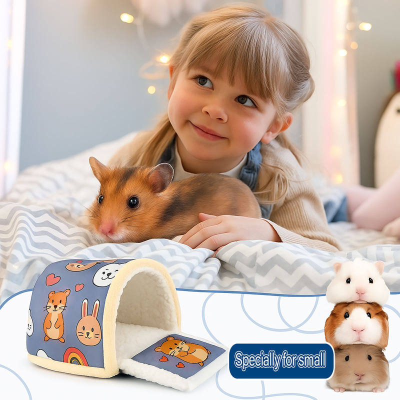 Hamster gnijezdo s prijenosnom podlogom, okruglog oblika, crtani stil, materijal: Drugo