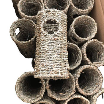 Szalmaszálból font hamster alagút – mászó játék és fészek (Anyag: Egyéb; Eredet: Fujian; Egész éves használat; Alkalmas: Hamster)