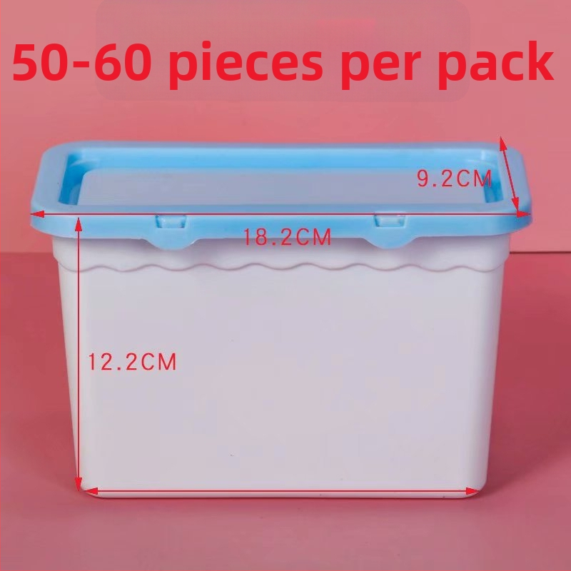 Kutija za pohranu perlica na stol s poklopcem, PP materijal, 2L kapaciteta, razni uzorci