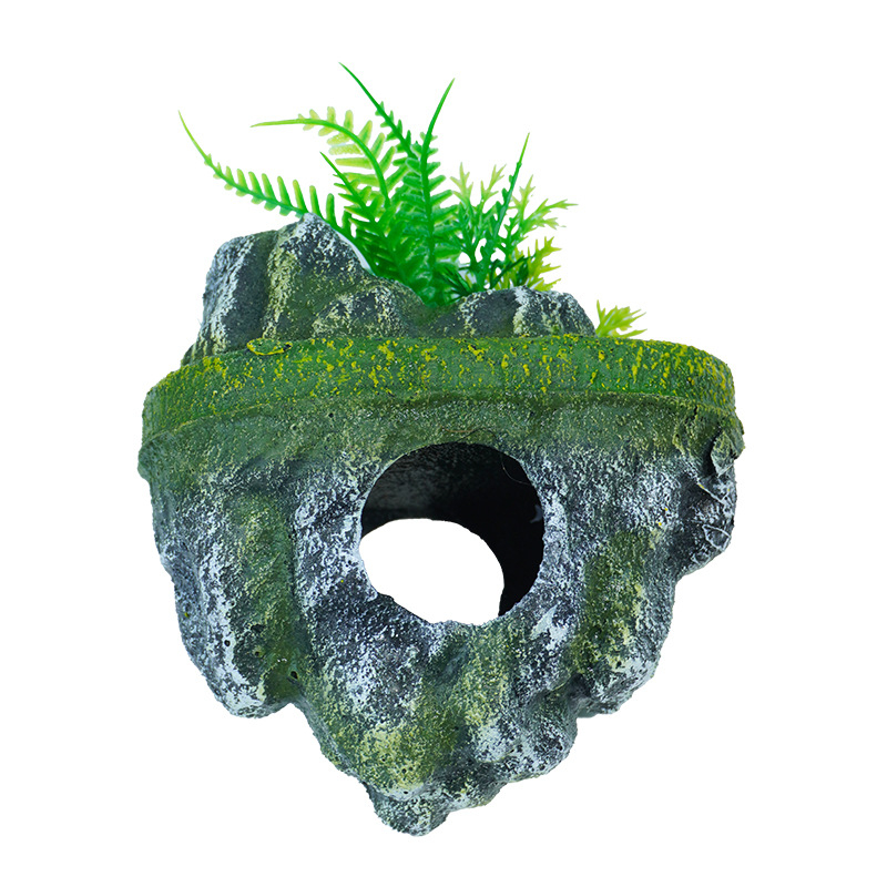 Akvascaping dekor Little jiaola – suhi krajolik, simulacijski ukras, PVC materijal, 47 g