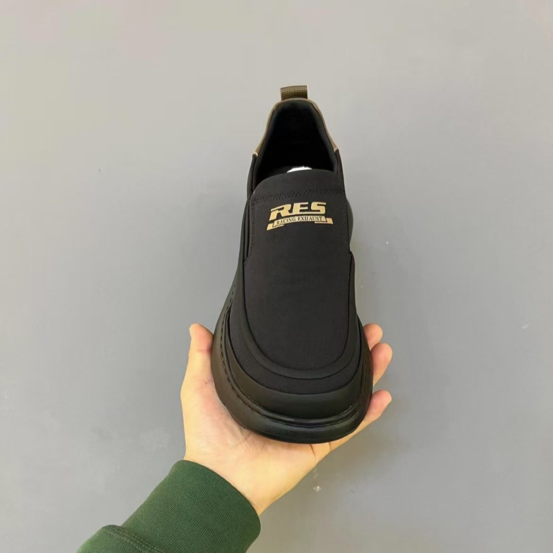 Unisex loaferice s Lycra gornjim dijelom, mrežastom podstavom, PVC injekcijskim potplatom, prednje vezanje, okrugli vrh prstiju