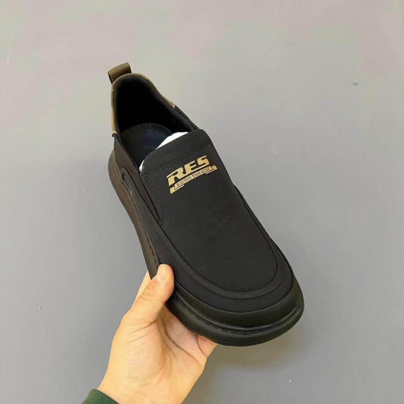 Unisex loaferice s Lycra gornjim dijelom, mrežastom podstavom, PVC injekcijskim potplatom, prednje vezanje, okrugli vrh prstiju