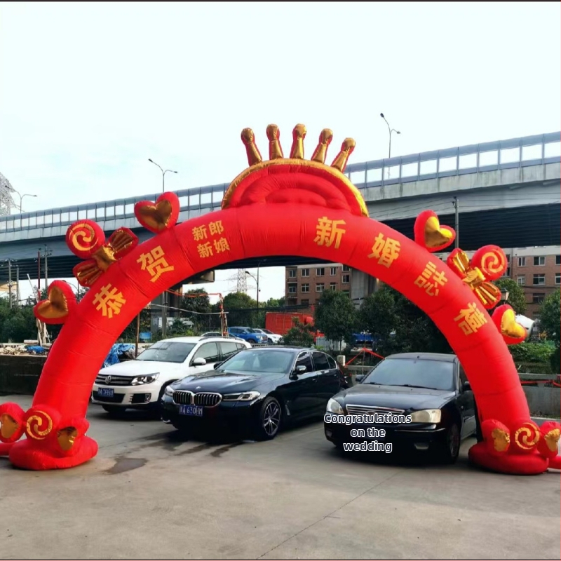 Napuhani svadbeni luk – Oxford tkanina, nije uvezen, za vjenčanja