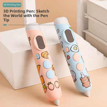 Nabíjateľné nízkoteplotné 3D tlačové pero pre deti — kreatívny nástroj na 3D maľovanie s dlhou výdržou