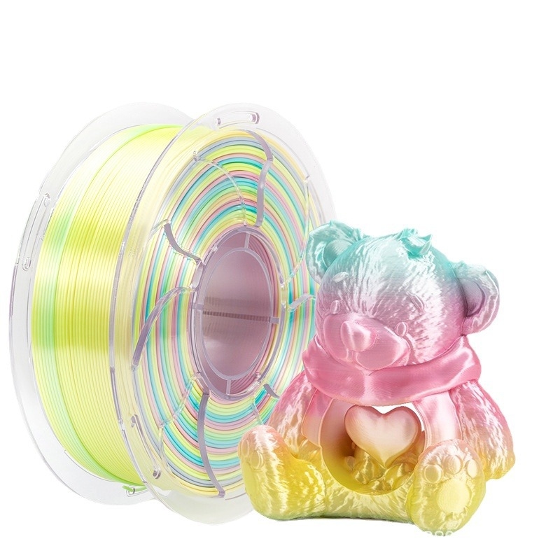 PLA 3D nyomtatófilament – kör keresztmetszet, selymes gradient megjelenés, normál sűrűség – Toksen 3d