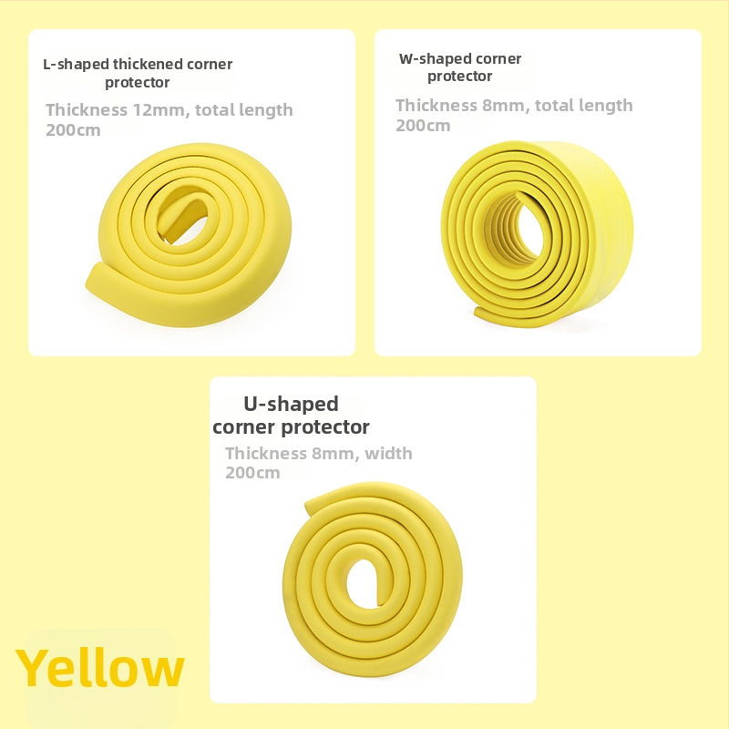 Pás ochranného okraja stola pre bábätká a deti v škôlke, rozšírený a zosilnený; Značka Qian Cloud; 100 ks; neimportované