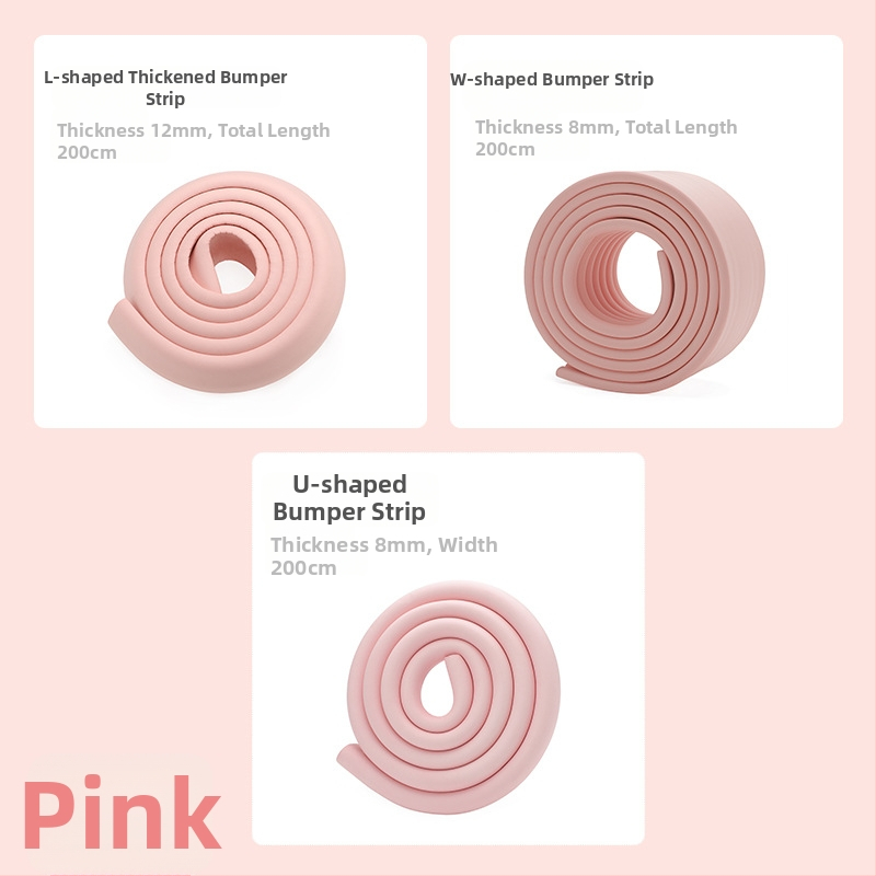 Pás ochranného okraja stola pre bábätká a deti v škôlke, rozšírený a zosilnený; Značka Qian Cloud; 100 ks; neimportované