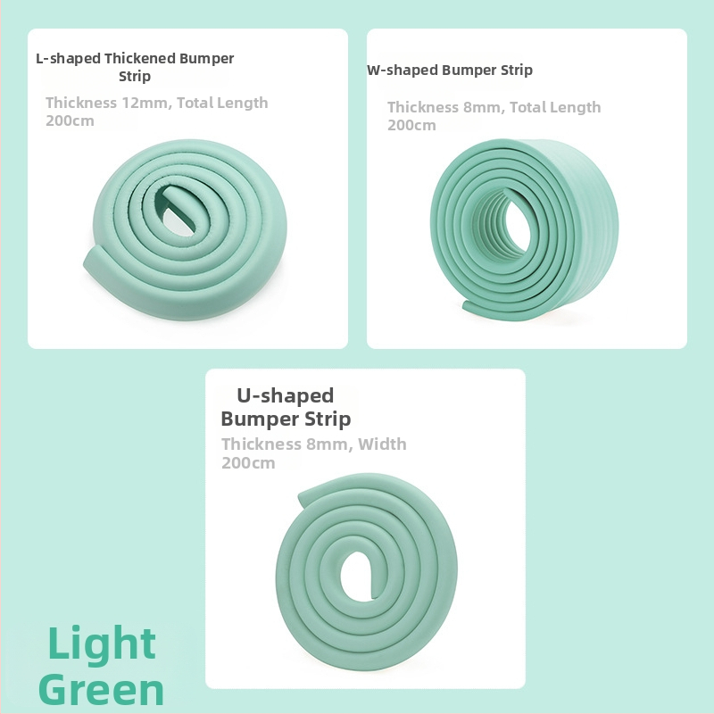 Pás ochranného okraja stola pre bábätká a deti v škôlke, rozšírený a zosilnený; Značka Qian Cloud; 100 ks; neimportované