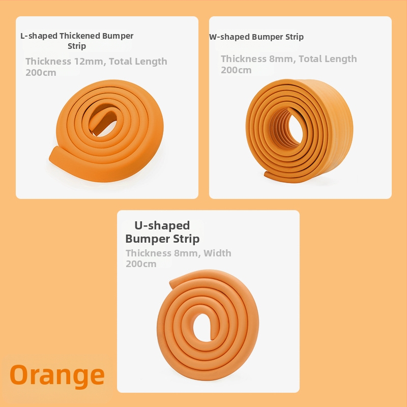 Pás ochranného okraja stola pre bábätká a deti v škôlke, rozšírený a zosilnený; Značka Qian Cloud; 100 ks; neimportované