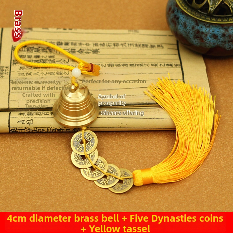 Bakreni zvončić za vjetar – dekorativni viseći predmet, kineskog stila, za kuću, opću upotrebu i hramove