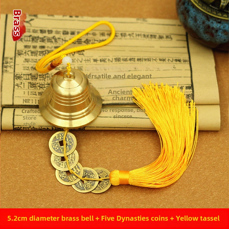 Bakreni zvončić za vjetar – dekorativni viseći predmet, kineskog stila, za kuću, opću upotrebu i hramove
