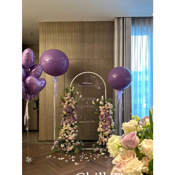 Vjenčani željezni luk za pozadinu pozornice, prilagodljiv; marka Changyimei, kartonsko pakiranje