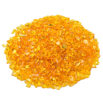 Vas de comoară din pietriș de citrin pentru ofră Buddă, piatră demagnetizantă, decor pentru acvariu | Material: Citrin; Brand: Runke; Ambalare: pungă PP; Stil: minimalist modern