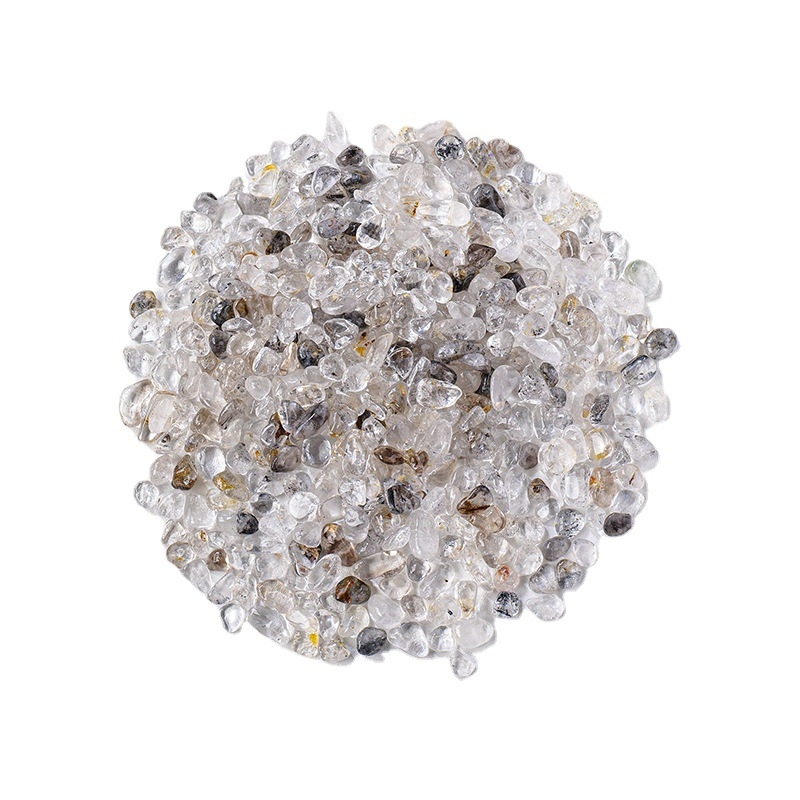 Pietre brute de cristal pentru decorul acvariilor și ghivecelor, stil modern minimalist, ambalare într-o pungă PP, cadou ideal.