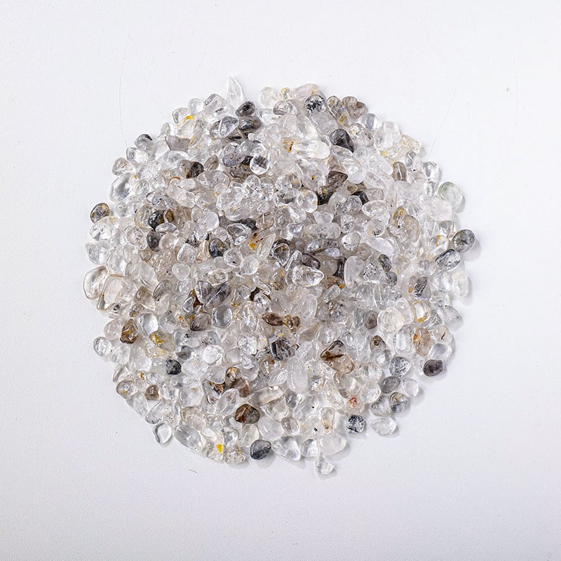 Pietre brute de cristal pentru decorul acvariilor și ghivecelor, stil modern minimalist, ambalare într-o pungă PP, cadou ideal.