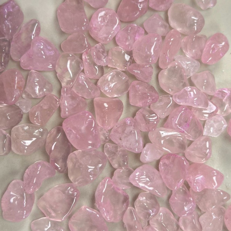 Pietriș de cristal pentru peisagistică, formă geometrică, stil modern minimalist, cod produs 1, ambalaj pungă PP