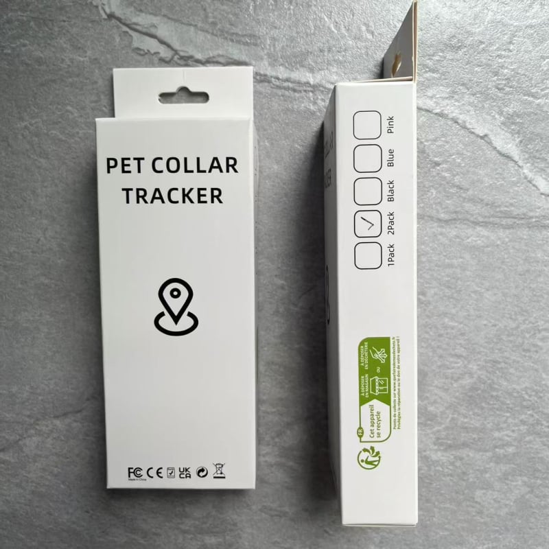 Lokalizator za kućne ljubimce s potpuno silikonskim kućištem protiv gubitka — Bluetooth 5.0, ABS kućište, 210 mAh baterija, težina 40 g