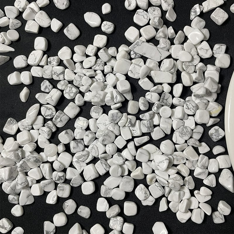 Pietriș cristal din pin alb pentru aromaterapie, acvariu și peisaje decorative, stil modern minimalist