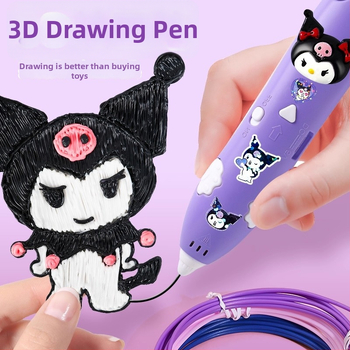 3D tlačiarenské pero pre deti, elektrický DIY umelecký nástroj, ABS materiál, balenie v farebnej krabičke, vek 4–6 rokov