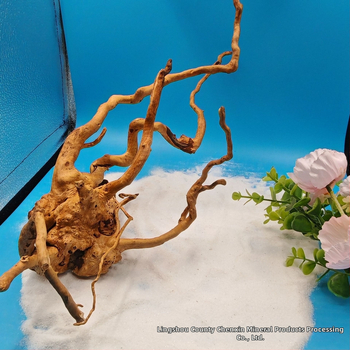 Dekor za akvarij: mahovina, drvo u obliku stabla, korijen rododendrona, 1 komad u kutiji