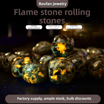 Piatră de flacără din cristal pentru decorare și joacă — stil modern și minimalist, ambalaj PP individual, cadou ideal pentru nunți, zile de naștere, absolvire, inaugurare și petreceri.