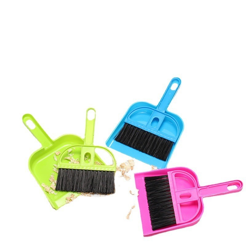 Set mini de instrumente de curățare pentru animale de companie – tavă de gunoi și mătură, plastic, Zoog, pentru păsări