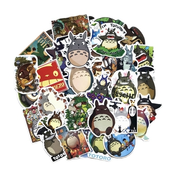 Totoro graffiti αυτοκόλλητα για την εξωτερική επιφάνεια αυτοκινήτου, PVC αυτοκόλλητο, καρτούν μοτίβο, σειρά Totoro, κατάλληλα για λείες επιφάνειες