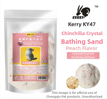 Nisip de baie cristal pentru animale de companie, 2 kg, marcă Kerry Kelly, nisip de baie pentru animale mici, origine Guangdong