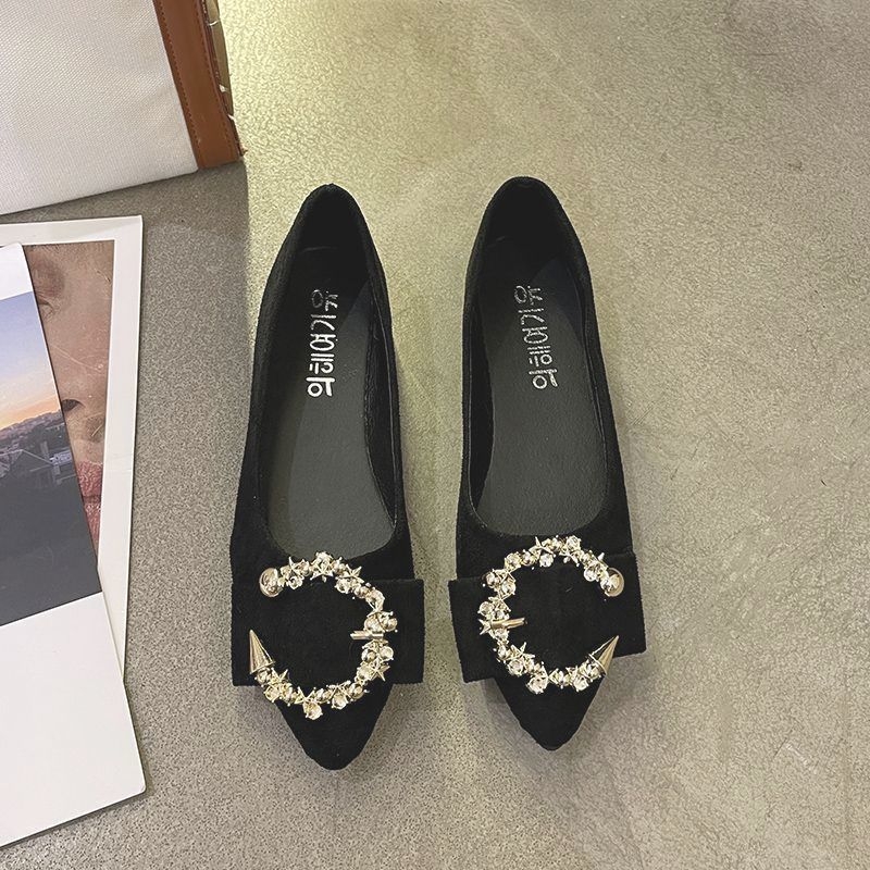 Ženske plosnate cipele, gornji dio od PU kože, slip-on, retro loafersi britanskog stila, gumena potplat