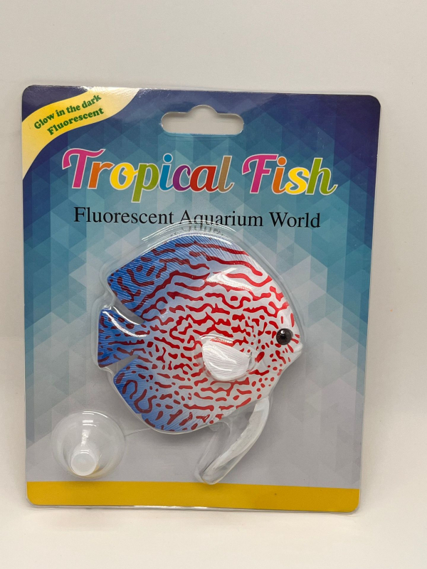 Pește angel de silicon pentru acvariu – decor pentru acvascaping, stil plante simulate