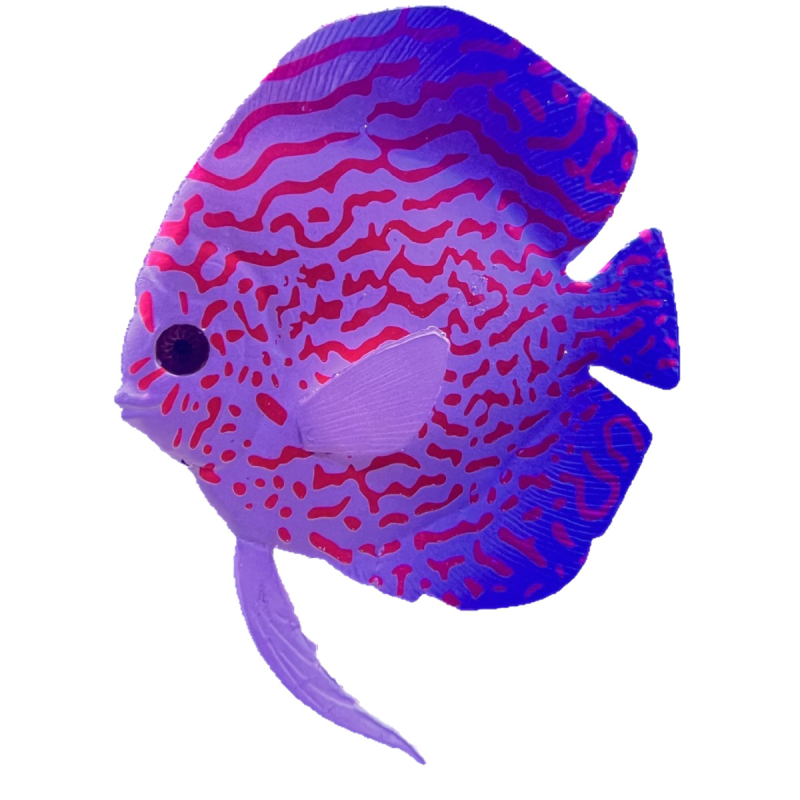 Pește angel de silicon pentru acvariu – decor pentru acvascaping, stil plante simulate