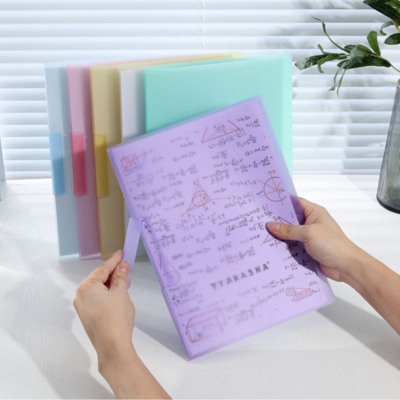 Kang Bai D2202 PP dosar cu mai multe file, clemă lateral rotativă