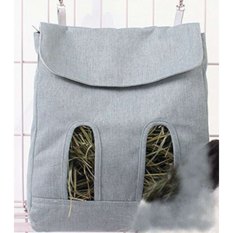 Torba za sporo hranjenje za morče – platno, Totoro motiv, samostalno hranjenje, može se objesiti u kavez