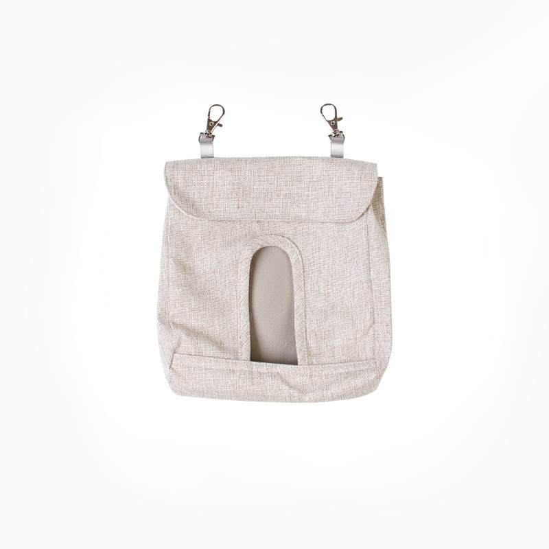 Torba za sporo hranjenje za morče – platno, Totoro motiv, samostalno hranjenje, može se objesiti u kavez