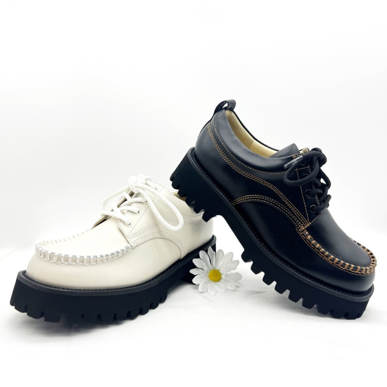 Loafers cu imprimeu leopard din piele naturală de înaltă calitate, închidere cu șireturi, talpă platformă antiderapantă